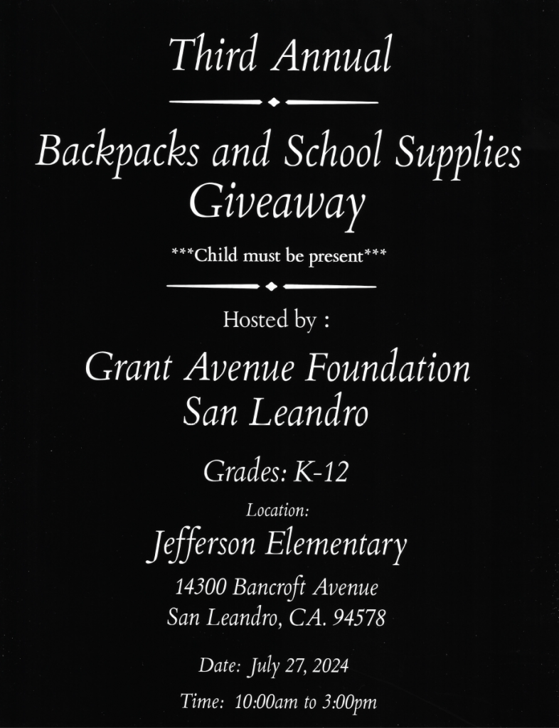 Supplies giveaway