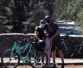 Teri Alderson - Aldersons biking around Yosemite